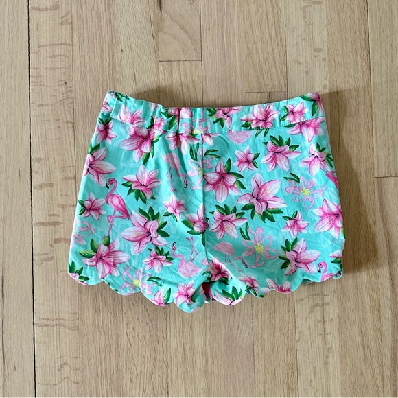 Crown & Ivy Girls Printed Scallop Shorts, Size 6 - Picture 7 of 8